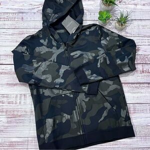 Valentino Rockstud Zip up Hoodie Sweatshirt MENS
